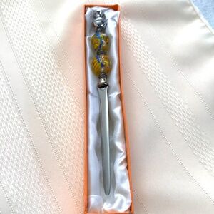 NEW MURANO ART GLASS LETTER OPENER